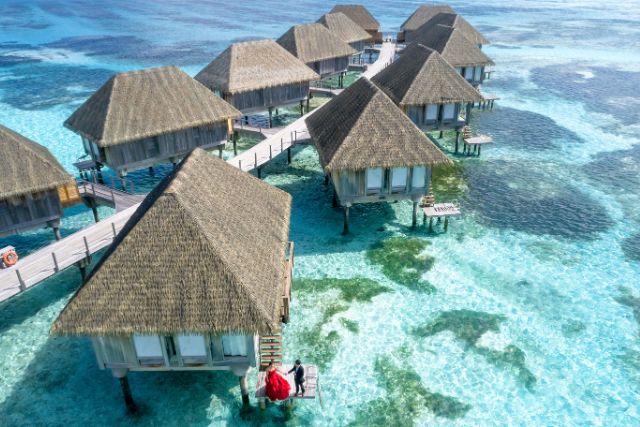 Over water bungalow